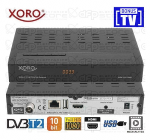 XORO HRM 7670 TWIN DVB-T2/C Hevc 10 Bit